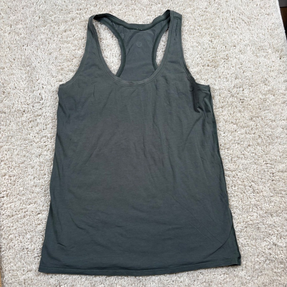 lululemon athletica Women's Dark Gray Racerback Tank Top